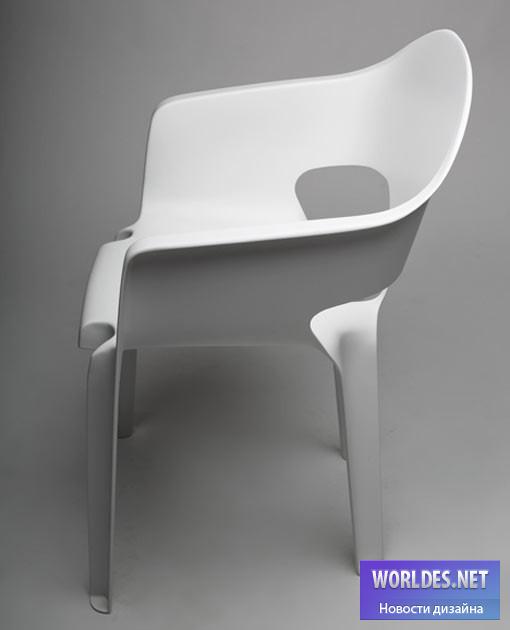 дизайн, дизайн мебели, дизайн стула, дизайн пластикового стула, стул, стул в виде черепа, пластиковый стул
